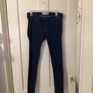 Hollister super skinny low rise jeans.